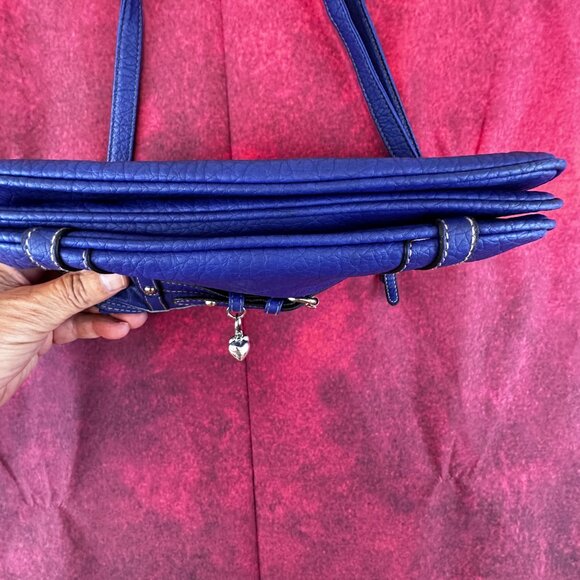 ROSETTI WOMEN PURSE HANDBAG SHOULDER NAVY BLUE 3 POCKET WITH ZIPPER SMALL - Picture 9 of 14